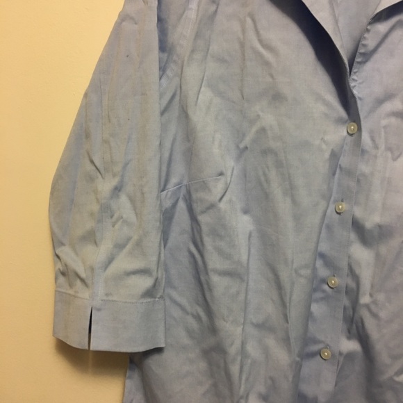 Eddie Bauer Chambray Dress Blouse - Picture 2 of 8